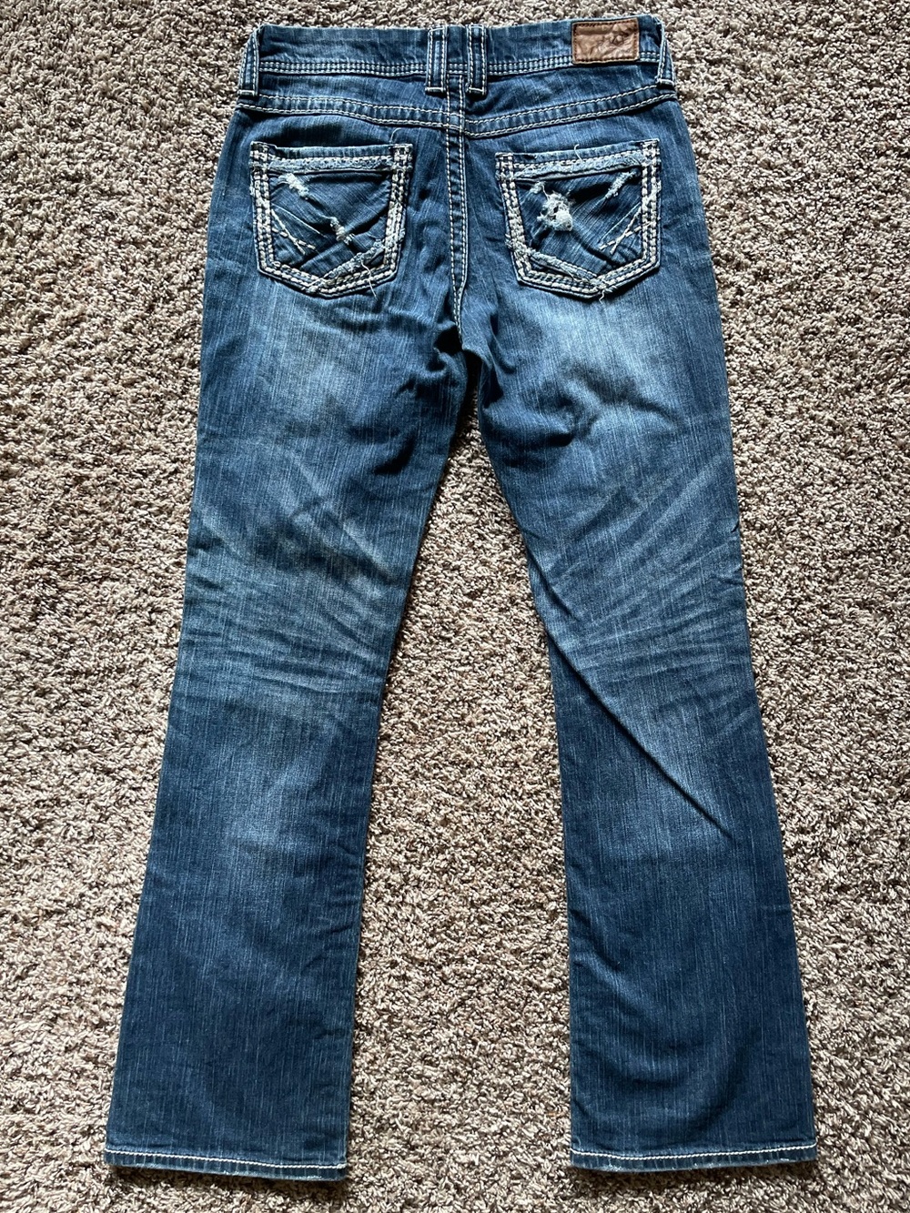 BKE Culture Bootcut Denim Jeans Women’s 29L 29x33.5 (measures 32x32.5) Tall EUC